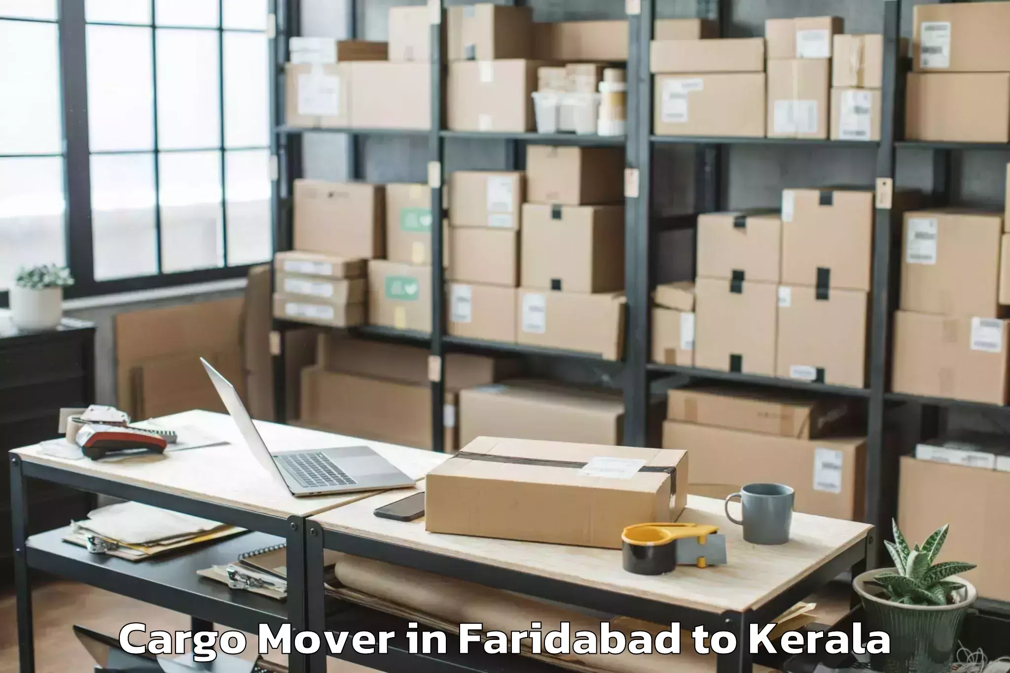 Book Faridabad to Perumpavur Cargo Mover Online